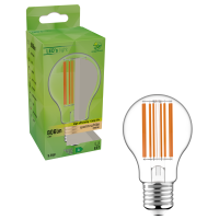 SHADA Led Filament Leuchtmittel - Klassisch A60 E27 3,8W 806lm 3000K Klar 330°  I 0620165