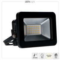 SHADA Strahler - 20W 2200lm 4000K IP65  - Sanan LED - Schwarz  I 0310702