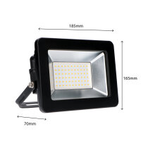 Shada LED Strahler 310706 Schwarz, 4000 K, 50 W, IP65