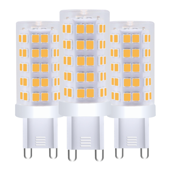 Shada LED-Kapsel G9 620136 Klar 3er-Pack, 550 lm, 2700 K Warmweiß