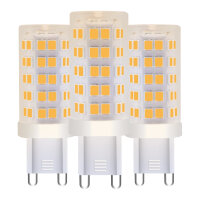 Shada LED-Kapsel G9 620136 Klar 3er-Pack, 550 lm, 2700 K Warmweiß