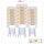 Shada LED-Kapsel G9 620136 Klar 3er-Pack, 550 lm, 2700 K Warmweiß