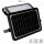Shada Solar-Außenleuchte 300407 Schwarz mit Sensor, 10 W, 1080 lm