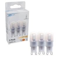 Shada LED G9 Kapsel 620135 Mattiert, 3er-Pack, 2,5 W 240 lm, Warmweiß 2700 K