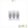 Shada LED G9 Kapsel 620135 Mattiert, 3er-Pack, 2,5 W 240 lm, Warmweiß 2700 K