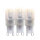 Shada LED G9 Kapsel 620135 Mattiert, 3er-Pack, 2,5 W 240 lm, Warmweiß 2700 K