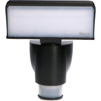 Shada LED-Strahler 310780 Schwarz, mit Bewegungsmelder, 1400 lm