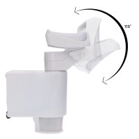 Shada LED-Außenstrahler Hué 310781 Weiß, mit Tracking-Bewegungsmelder, 18 W 1400 lm