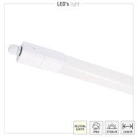 Shada LED Wannenleuchte Strip 2410255, 150 cm, 1x24 W, 2750 lm, 4000 K Neutralweiß, IP65