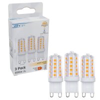 Shada LED SMD Leuchtmittel Kapsel G9 620137 Klar, 3er...