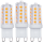 Shada LED SMD Leuchtmittel Kapsel G9 620137 Klar, 3er Pack, Warmweiß 2700 K, 3,5 W, Dimmbar