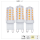 Shada LED SMD Leuchtmittel Kapsel G9 620137 Klar, 3er Pack, Warmweiß 2700 K, 3,5 W, Dimmbar