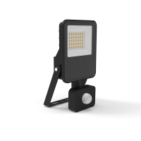 Shada LED-Strahler 310611 Schwarz, 20 W, mit Bewegungsmelder