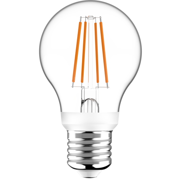 Shada LED Filament Leuchtmittel 611127 Klassisch A60 E27 klar, 7,3 W, 806 lm, 2700 K, mit Tageslichtsensor und HF-Bewegungssensor