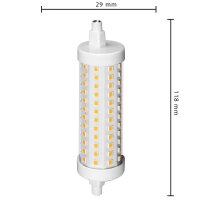 Shada LED-Röhre R7s 620119 Klar, Warmweiß (2700 K), 12,5 W, Dimmbar