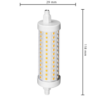 Shada LED-Röhre R7s 620119 Klar, Warmweiß (2700 K), 12,5 W, Dimmbar