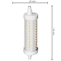 SHADA Led SMD Leuchtmittel - Röhre R7s 12,5W 1521lm 2700K Klar 110°  - dimmbar I 0620119