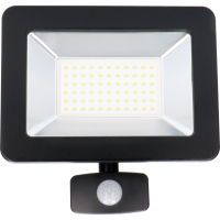 SHADA Strahler - 50W 5500lm 4000K IP44  - Sensor - Sanan LED - Schwarz  I 0310716