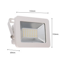 Shada LED-Strahler 310705 weiß, 30 W, 4000 K, 3300 lm, IP65