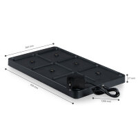 Shada Multi-Ladestation 1000499 passend zur 100049X Serie, stapelbar, 4 A