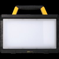 Shada Arbeitsleuchte 300831, 45 W, 4000 K, IP54 Baustellentauglich, 5000 Lumen, mit 2 Steckdosen