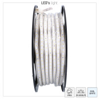 SHADA LED-Lichtschlauch - 25m - 188W 20000lm 5000K 4500—5500K IP65  - Schutzklasse II I 0401301 Baustellenbeleuchtung Baulicht