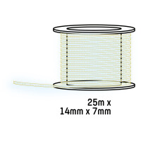 SHADA LED-Lichtschlauch - 25m - 188W 20000lm 5000K 4500—5500K IP65  - Schutzklasse II I 0401301 Baustellenbeleuchtung Baulicht