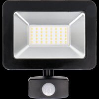 Shada LED-Strahler 310714 schwarz, mit Bewegungsmelder, 4000 K, 30 W, IP44