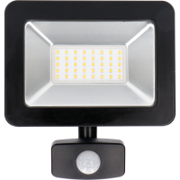 Shada LED-Strahler 310714 schwarz, mit Bewegungsmelder, 4000 K, 30 W, IP44
