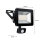 Shada LED-Strahler 310714 schwarz, mit Bewegungsmelder, 4000 K, 30 W, IP44
