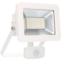 Shada LED Strahler 310715 Weiß mit Sensor, 30 W, 3300 lm