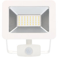 Shada LED Strahler 310715 Weiß mit Sensor, 30 W, 3300 lm