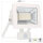 Shada LED Strahler 310715 Weiß mit Sensor, 30 W, 3300 lm