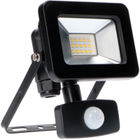 Shada LED-Strahler 310710 schwarz, 4000 K, 10 W, mit Bewegungsmelder