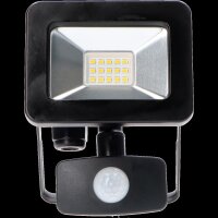 Shada LED-Strahler 310710 schwarz, 4000 K, 10 W, mit Bewegungsmelder