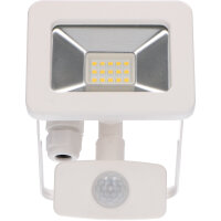 Shada LED Strahler 310711 Weiß mit Sensor, 10 W, 1100 lm