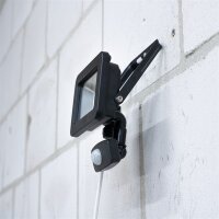 Shada LED Strahler 310712 schwarz, 20 W, mit Bewegungsmelder