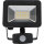 Shada LED Strahler 310712 schwarz, 20 W, mit Bewegungsmelder