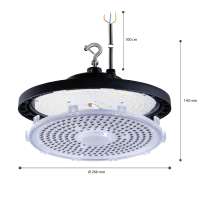 SHADA High Bay - 150W 21000lm 4000K IP65  - Lumileds(Philips) LED I 2400541