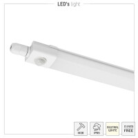 SHADA Led Lichtleiste - 1x36W 120cm 4100lm 4000K IP65  - Sensor I 2400493