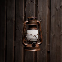 Shada LED-Laterne 700860, 24 cm, dimmbar, mit Flammeneffekt, IP23