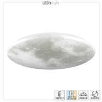 Shada Deckenleuchte 800803 Mondlandschaft, Ø 600 mm, 30 W, dimmbar (3000-5500 K)