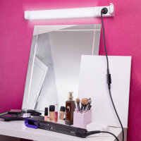 Shada LED Spiegelleuchte 2400491 mit Steckdose, CCT, 60 cm, IP44