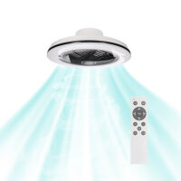 Shada Deckenleuchte 800614 mit Ventilator, dimmbar, 45 W, 2800 lm, CCT 2000-4000 K, IP20, Ø 510 mm