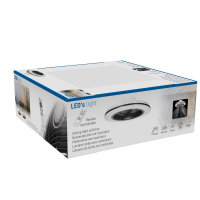 Shada Deckenleuchte 800614 mit Ventilator, dimmbar, 45 W, 2800 lm, CCT 2000-4000 K, IP20, Ø 510 mm
