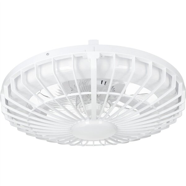 Shada LED-Deckenleuchte mit Ventilator 800613, Ø 480 mm, 44 W, 2800 lm, IP20, einstellbare Farbtemperatur, dimmbar mit Fernbedienung