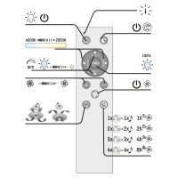 Shada LED-Deckenleuchte mit Ventilator 800613, Ø 480 mm, 44 W, 2800 lm, IP20, einstellbare Farbtemperatur, dimmbar mit Fernbedienung
