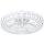 Shada LED-Deckenleuchte mit Ventilator 800613, Ø 480 mm, 44 W, 2800 lm, IP20, einstellbare Farbtemperatur, dimmbar mit Fernbedienung