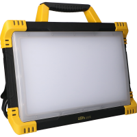 Shada Arbeitsleuchte 300832 Baustellentauglich, 80 W, 4000 K, IP54, 9200 Lumen, mit 2 Steckdosen