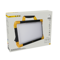 Shada Arbeitsleuchte 300832 Baustellentauglich, 80 W, 4000 K, IP54, 9200 Lumen, mit 2 Steckdosen